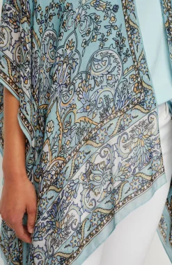 Airy Paisley Ruana