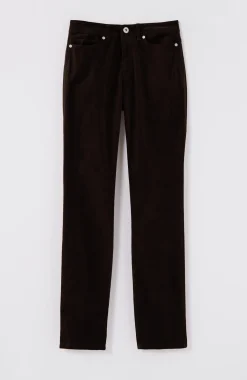 Authentic Fit Slim-Leg Corduroy Pants
