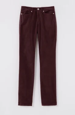 Authentic Fit Slim-Leg Corduroy Pants