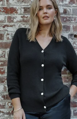 Bejeweled Textured Cardi