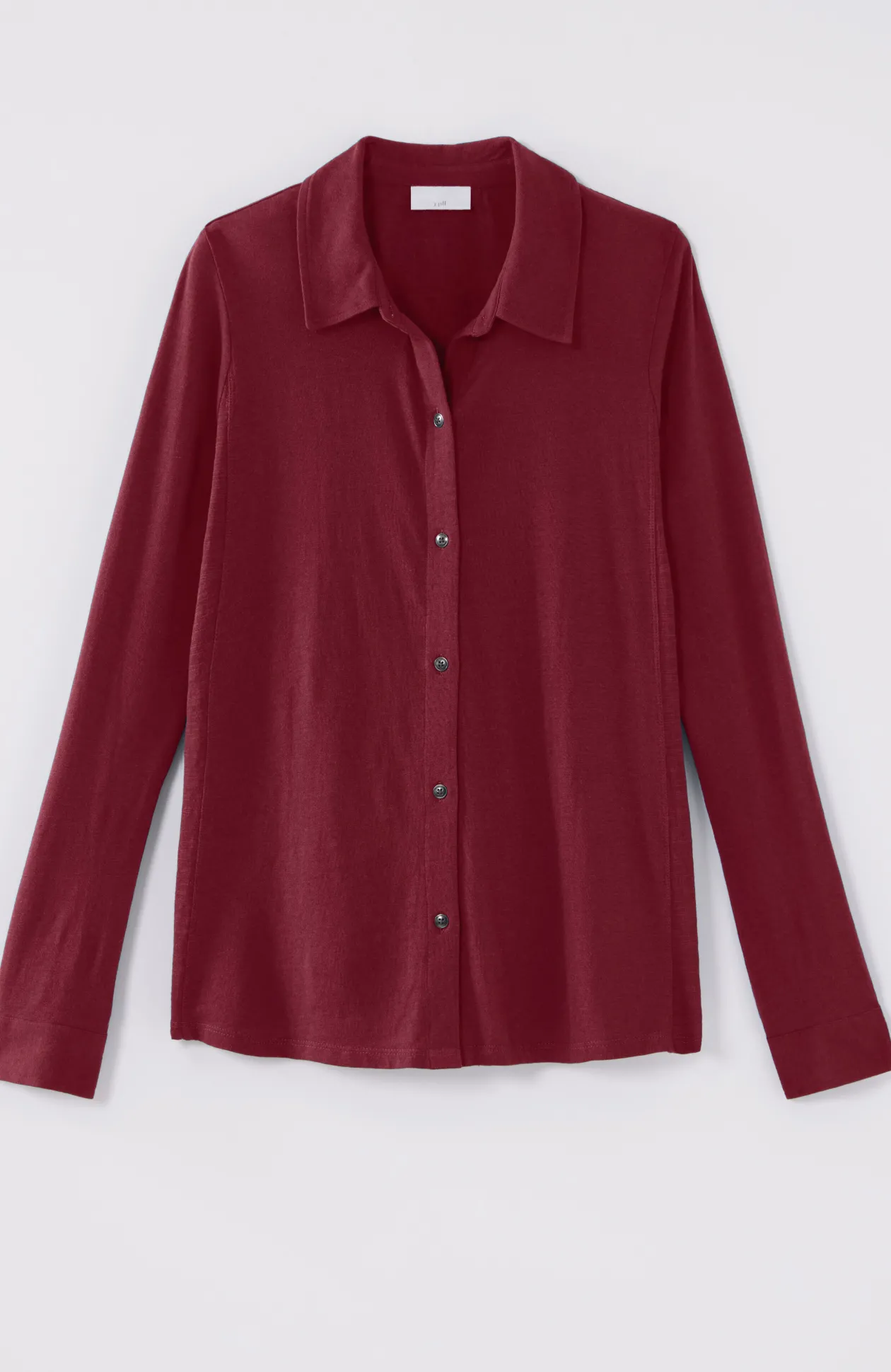 Button-Front Knit Shirt