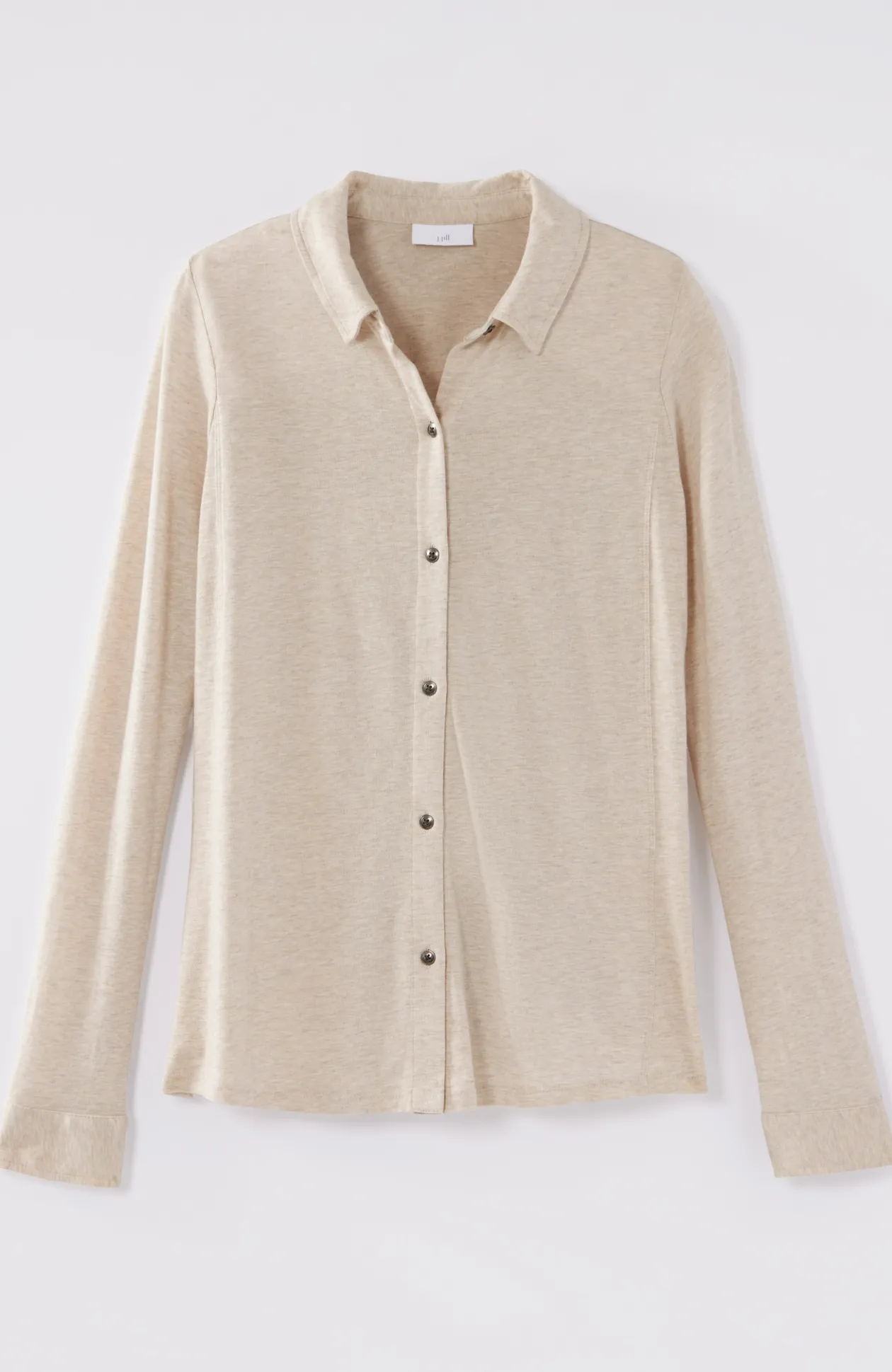 Button-Front Knit Shirt