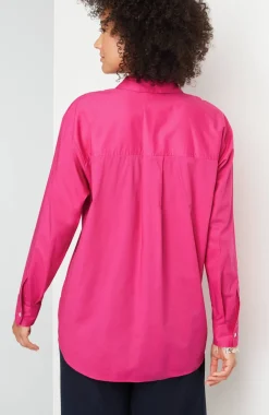Button-Front Relaxed Tunic