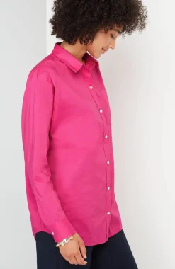 Button-Front Relaxed Tunic