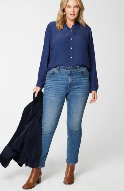 Button-Front Top