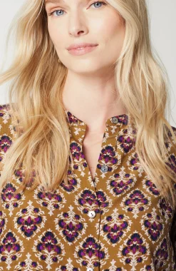 Button-Front Top