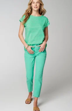 Button-Shoulder Top