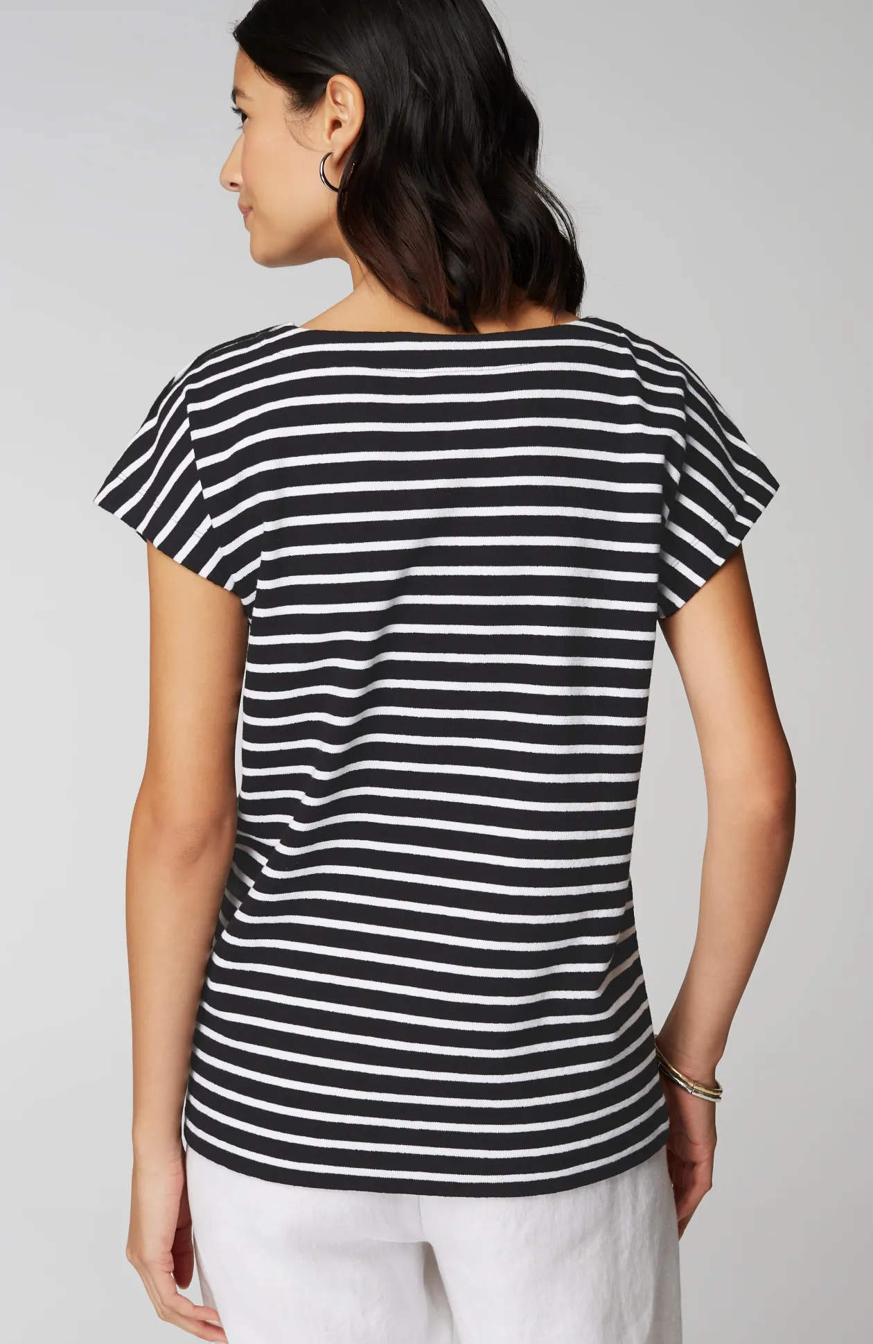 Button-Shoulder Top
