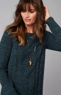 Cabled Sweater Dress