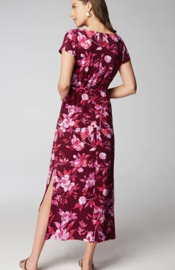 Cap-Sleeve Maxi Dress