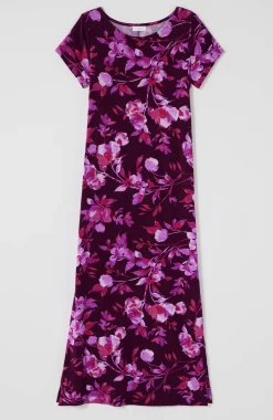 Cap-Sleeve Maxi Dress