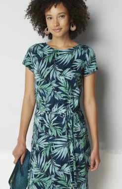 Cap-Sleeve Maxi Dress
