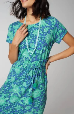 Cap-Sleeve Maxi Dress