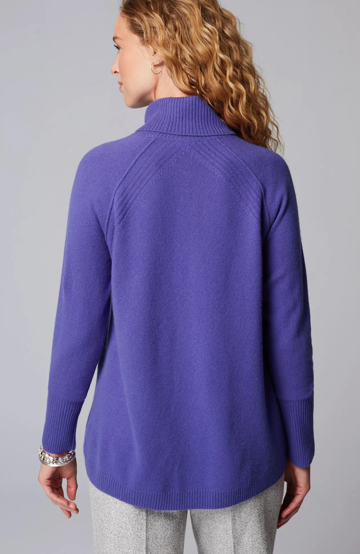 Cashmere Cowl-Neck Sweater