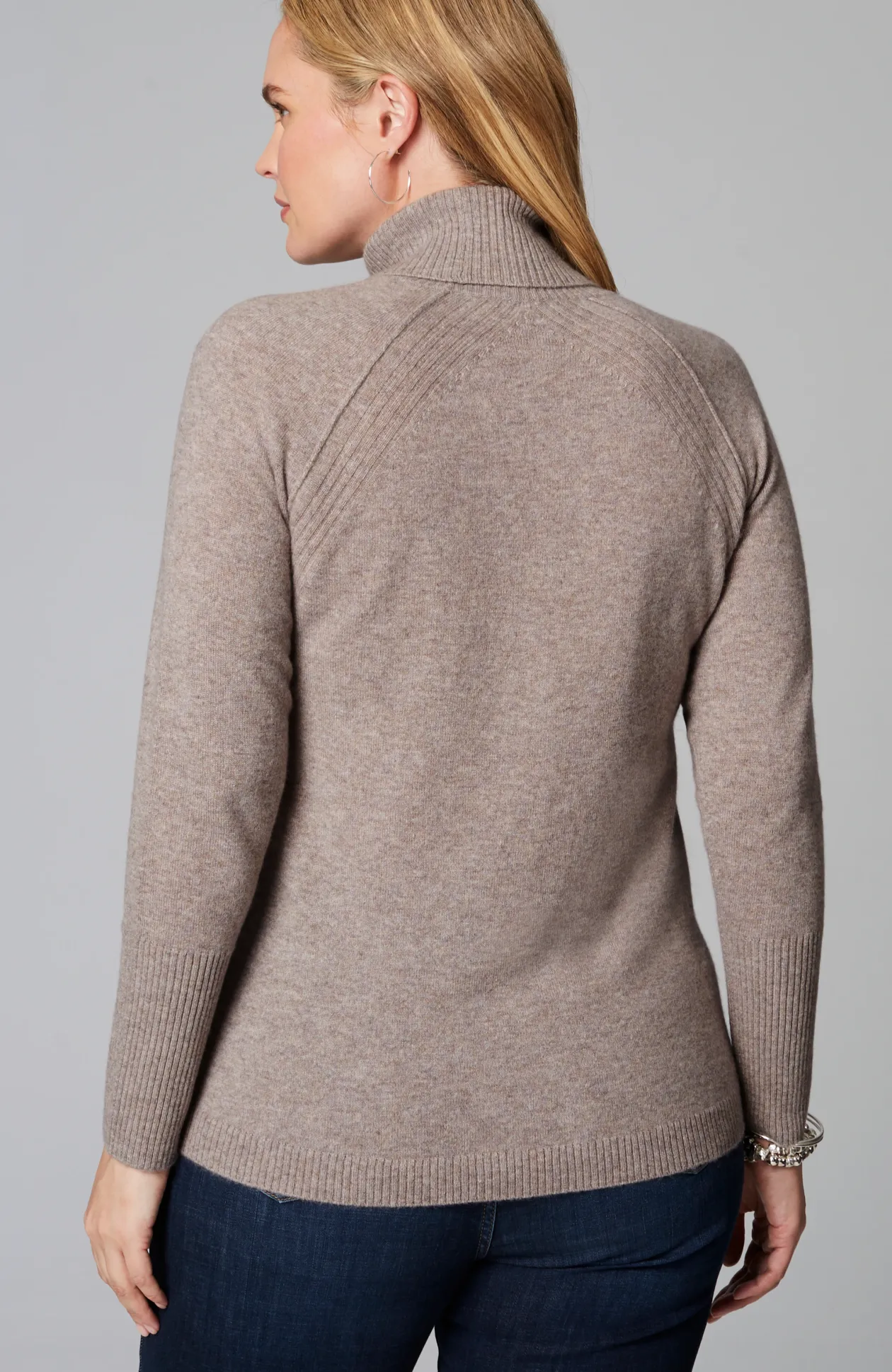 Cashmere Cowl-Neck Sweater