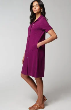 Classic Cotton-Slub Shirtdress