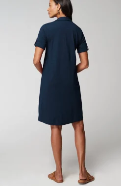 Classic Cotton-Slub Shirtdress
