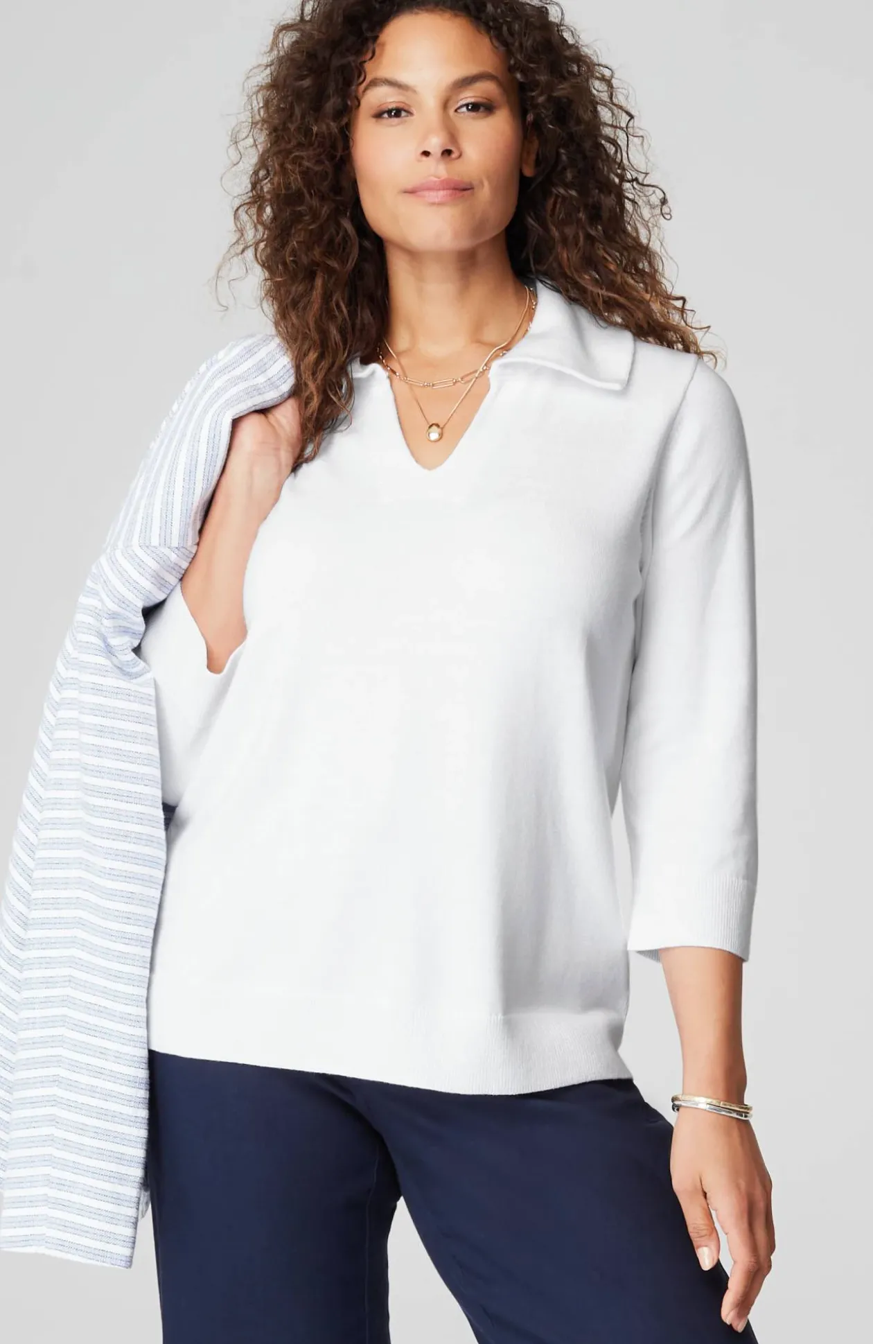 Collared Pullover Sweater