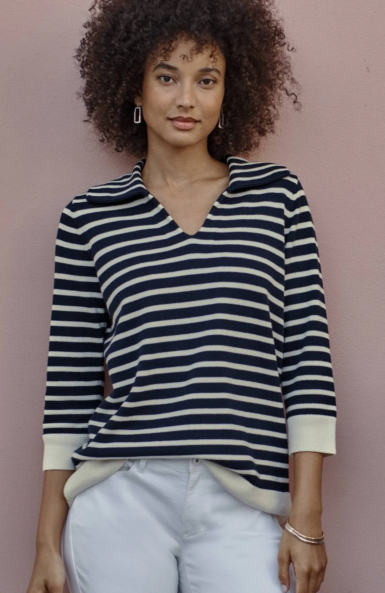 Collared Pullover Sweater
