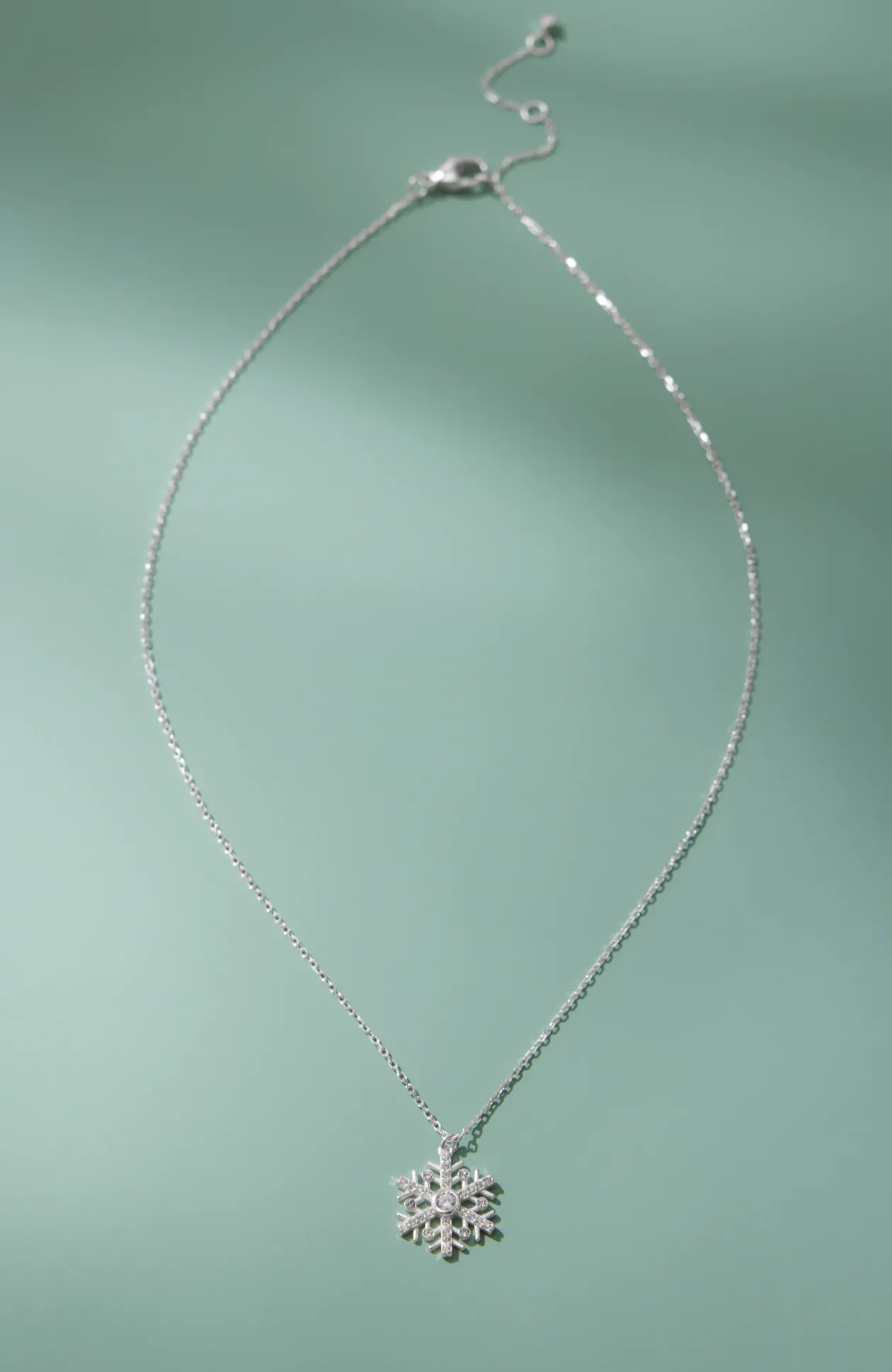 Compassion Fund Sterling Silver Snowflake Necklace