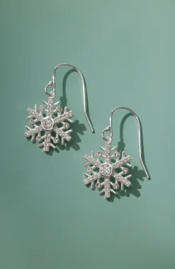 Compassion Fund Sterling Silver Snowflake Earrings