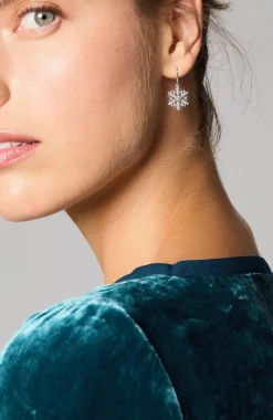Compassion Fund Sterling Silver Snowflake Earrings