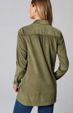 Corduroy A-Line Tunic