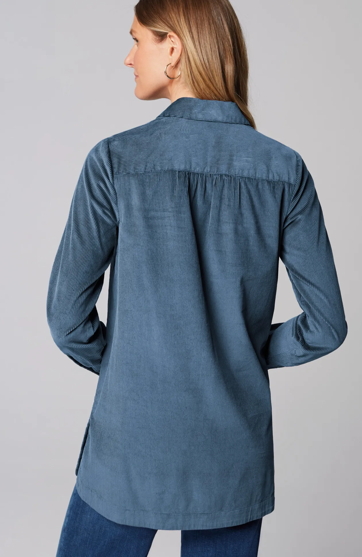 Corduroy A-Line Tunic