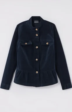 Corduroy Peplum Jacket