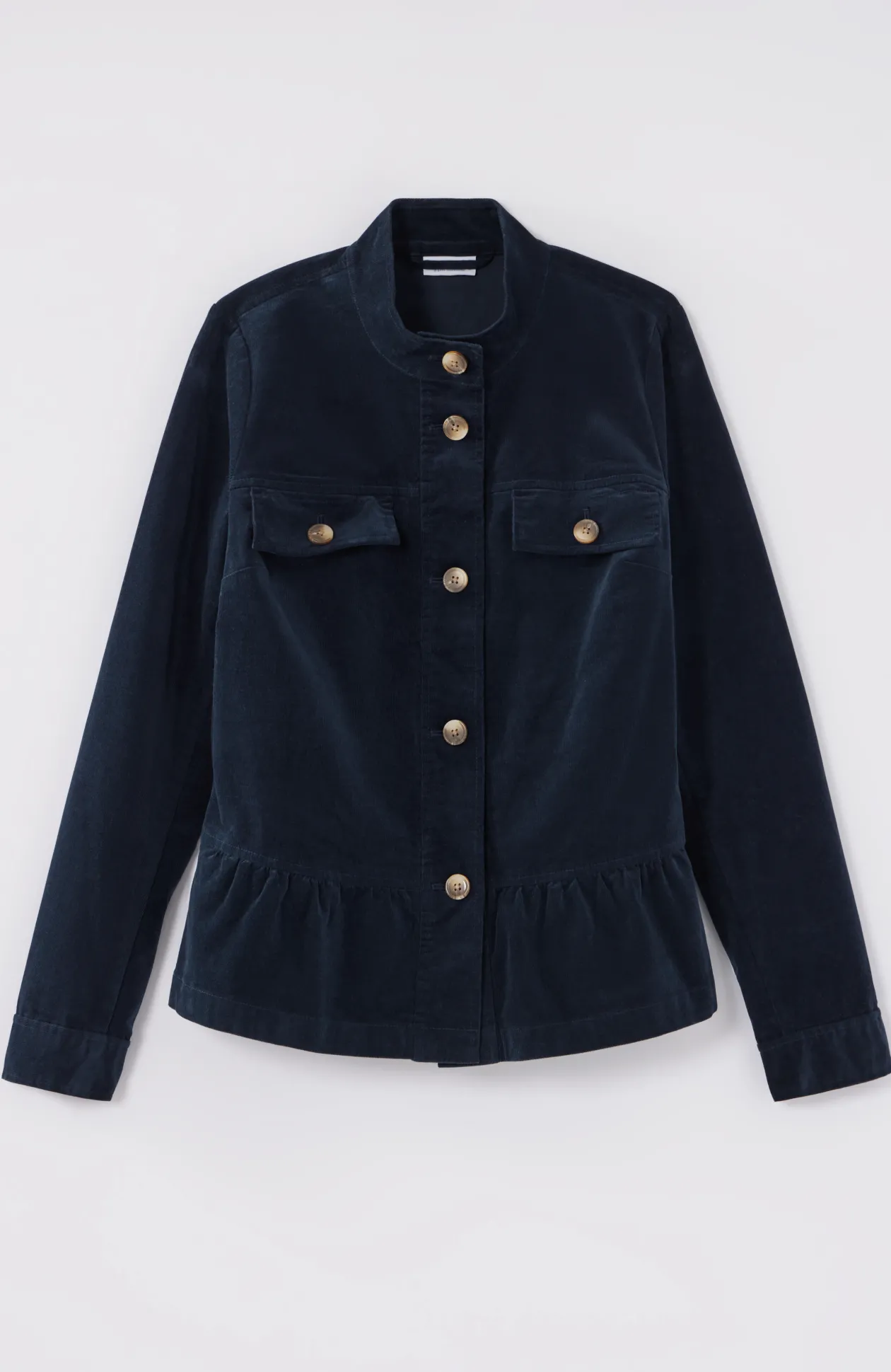 Corduroy Peplum Jacket