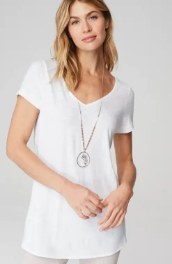 Cotton And Tencel™ Modal Shirttail Tunic