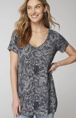 Cotton And Tencel™ Modal Shirttail Tunic