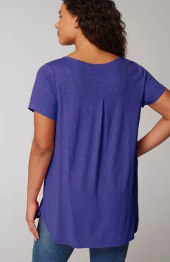 Cotton And Tencel™ Modal Shirttail Tunic