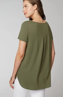 Cotton And Tencel™ Modal Shirttail Tunic