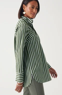 Cotton Stand-Collar Tunic