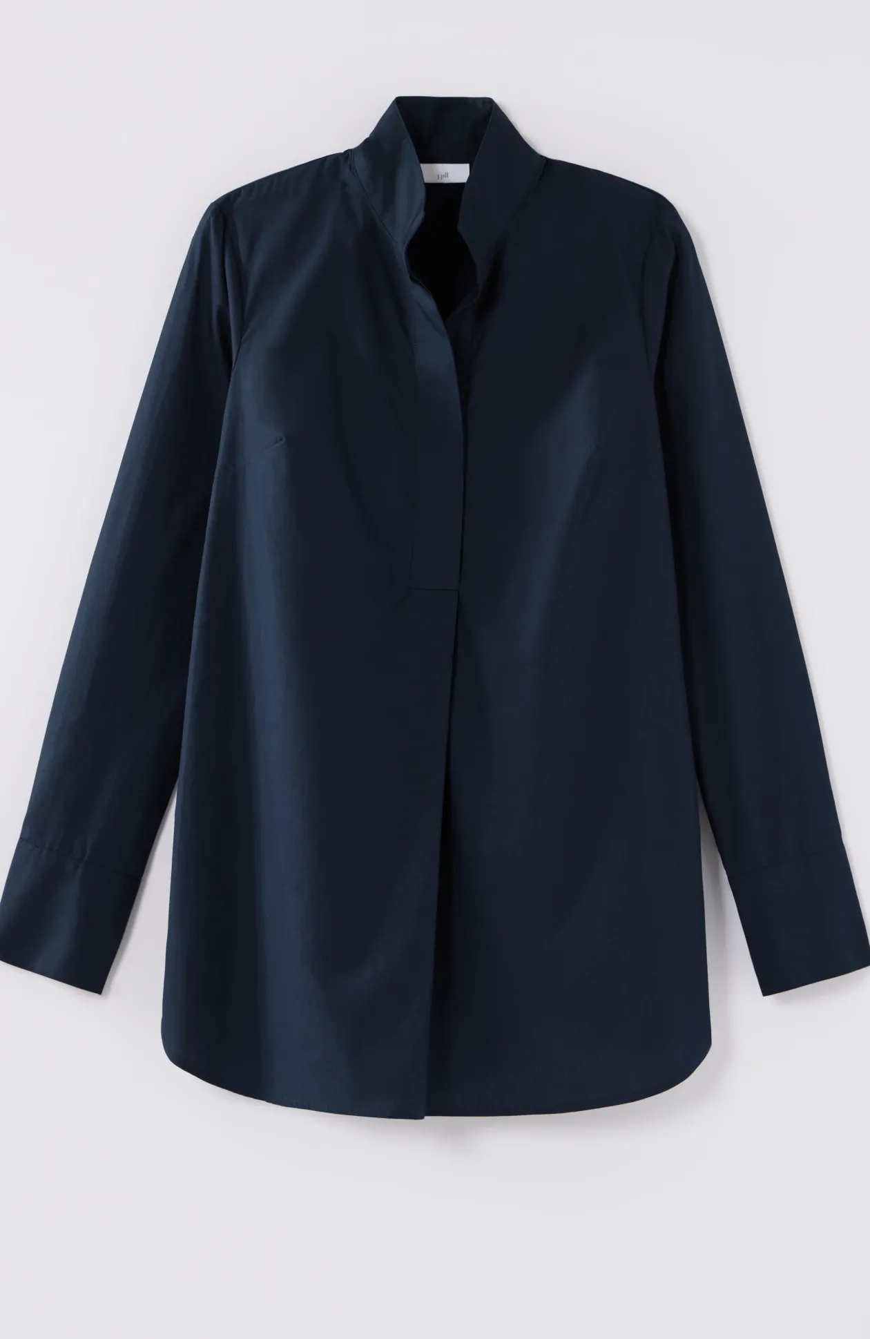 Cotton Stand-Collar Tunic