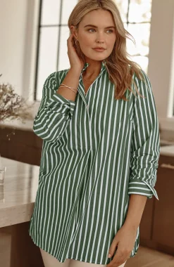 Cotton Stand-Collar Tunic