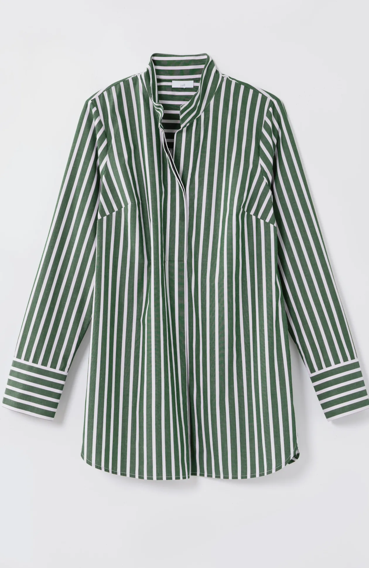 Cotton Stand-Collar Tunic