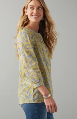 Cotton Voile Pullover Top