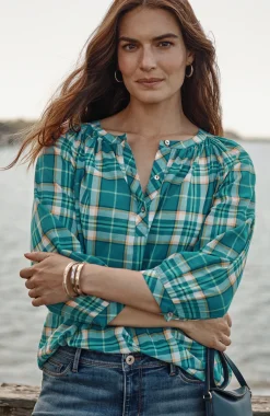 Cotton Voile Pullover Top
