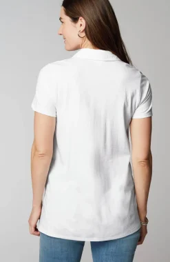 Cotton-Gauze Mixed-Media Tunic