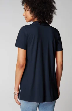 Cotton-Gauze Mixed-Media Tunic