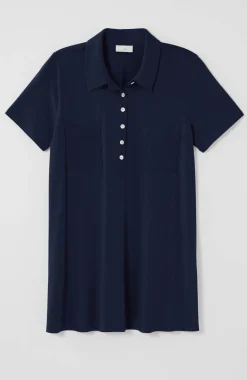 Cotton-Gauze Mixed-Media Tunic