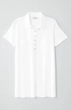 Cotton-Gauze Mixed-Media Tunic