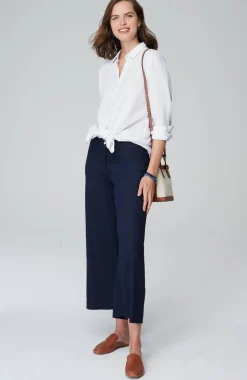 Cotton-Gauze Split-Hem Tunic