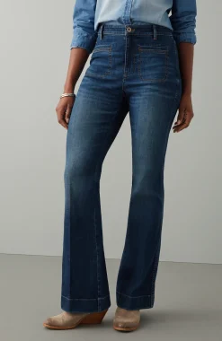 Curvy-Fit Flare Jeans