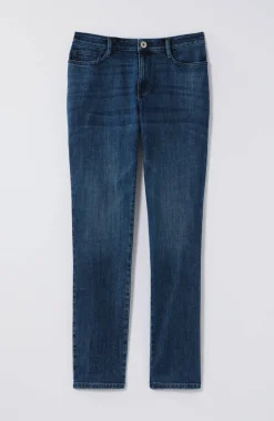 Curvy-Fit Slim-Leg Jeans