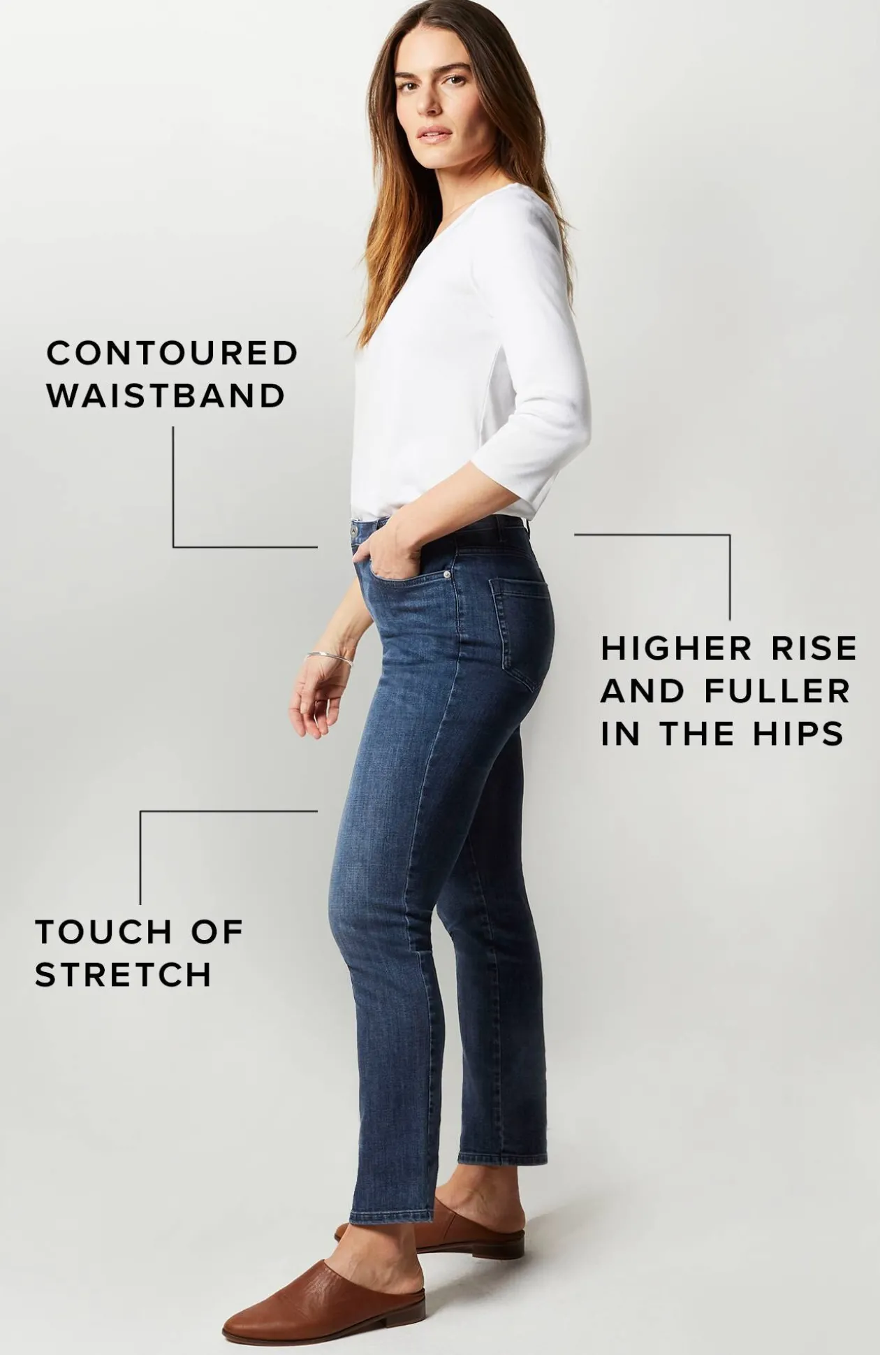 Curvy-Fit Slim-Leg Jeans