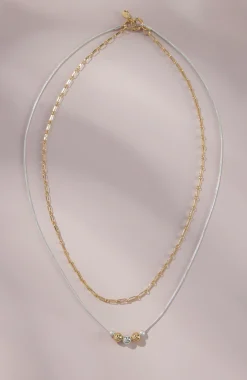 Delicate Mixed-Metals Necklace