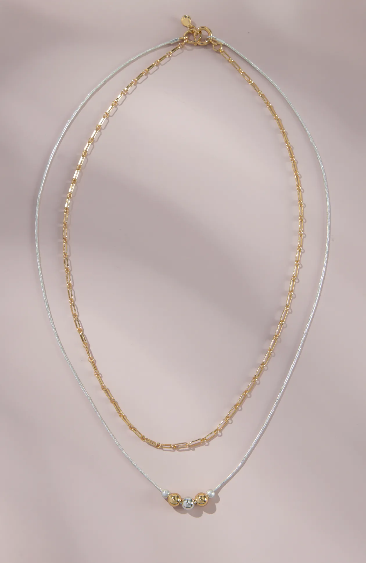 Delicate Mixed-Metals Necklace
